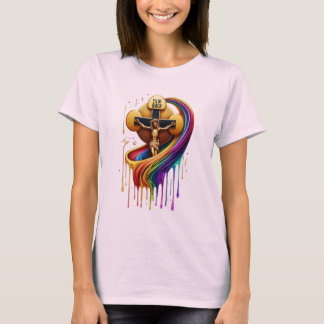 T-shirt Conception artistique contemporaine d'une figure c