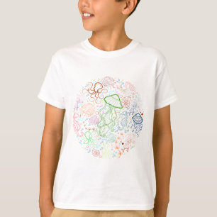T-shirt conception artistique de créatures marines