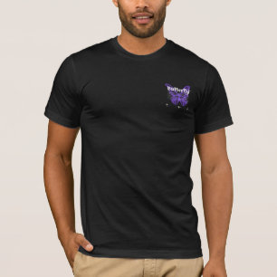 T-shirt conception artistique de papillon mignon