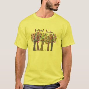 T-shirt Conception Artsy retirée d'arbres de professeur