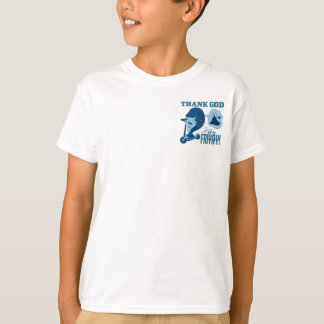 T-shirt Conception ASL vendredi - Dieu merci c'est vendred