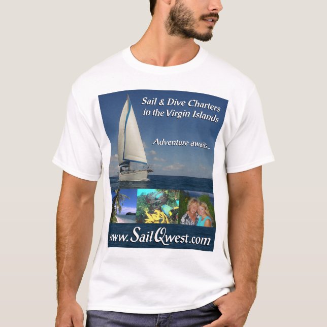 T-shirt Conception Aventure-Avant de SailQwest (Devant)