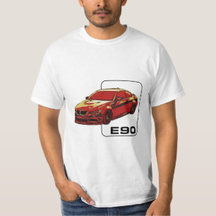 T-shirt Conception BMW E90 M3 - Rouge