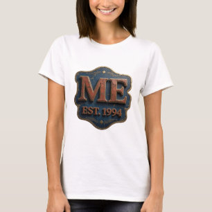 T-shirt Conception Catchy Gold ME EST 1994