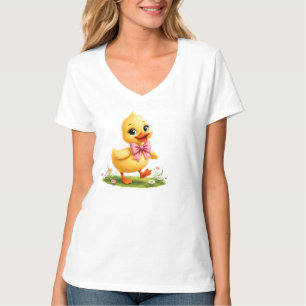 T-shirt Conception charmante de caneton, Art d'animal heur