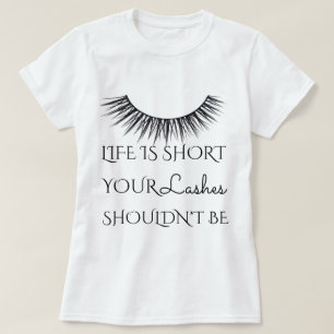 T-shirt Conception chic Girly de cils