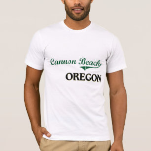 T-shirt Conception classique de l'Orégon de plage de cano