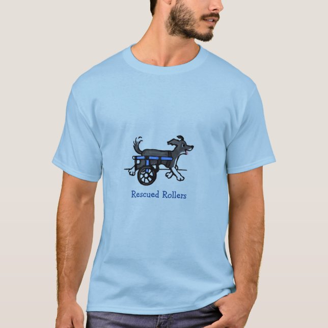 T-shirt Conception classique du logo des rouleaux Secourus (Devant)