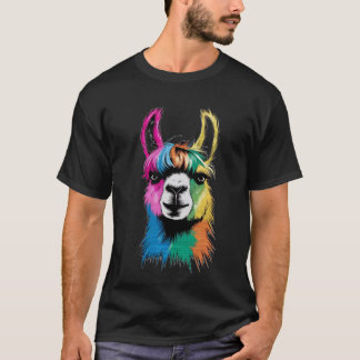 T-shirt Conception colorée du cheval