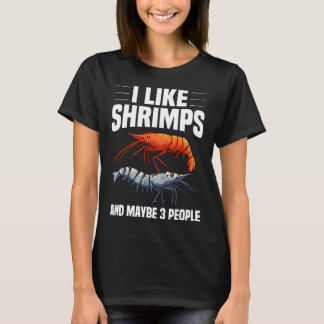 T-shirt Conception cool Crevettes Pour Hommes Femmes Creve