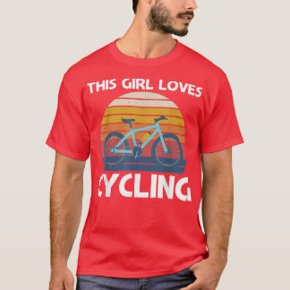 T-shirt Conception cool Cyclisme Pour Filles Femmes Vélo