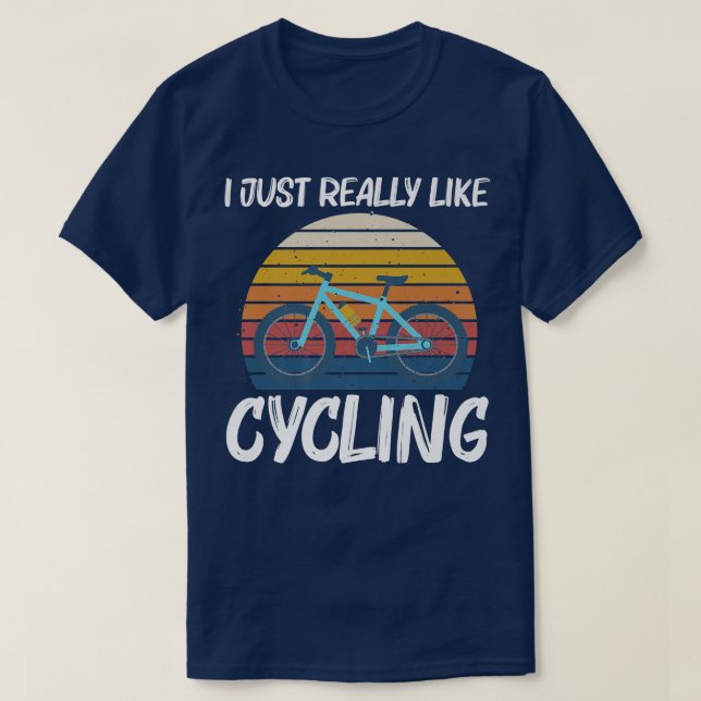 T-shirt Conception cool Cyclisme Pour Hommes Femmes Vélo C (Design devant)