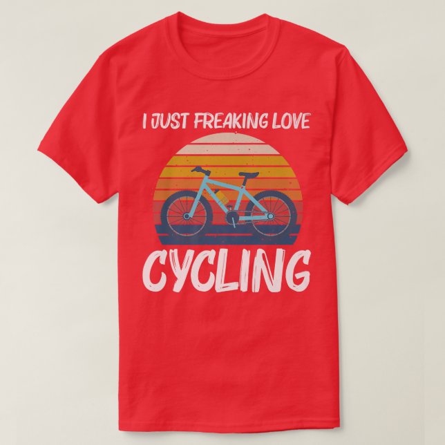 T-shirt Conception cool Cyclisme Pour Hommes Femmes Vélo C (Design devant)