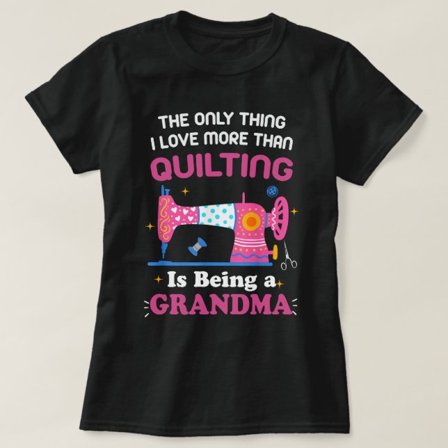 T-shirt Conception cool De Découpage Pour Femmes Grandma Q (Design devant)
