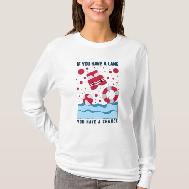 T-shirt Conception cool Lifeguard - Si Vous Avez Une Voie (Devant)