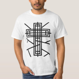 T-shirt Conception croisée Abstraite