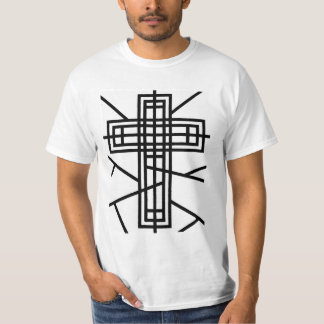 T-shirt Conception croisée Abstraite