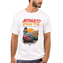Conception d'affiche de course Vintage Monaco Clas
