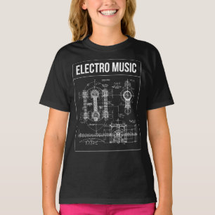T-shirt Conception d'affiche de musique Electro