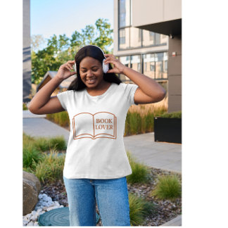 T-shirt Conception d'amant de livre minimaliste | Esthétiq