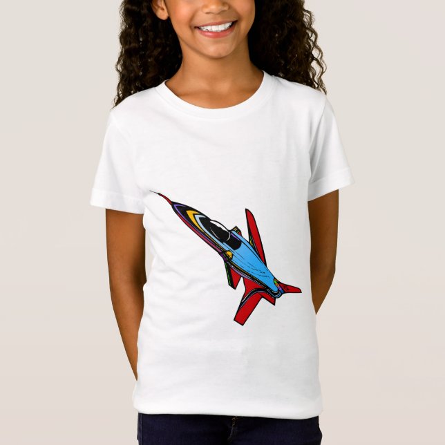 T-Shirt Conception d'avion-chasse Supersonic Airforce pour (Devant)