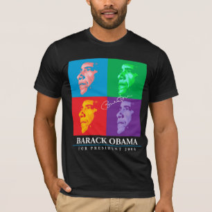 T-shirt Conception de Barack Obama   Andy