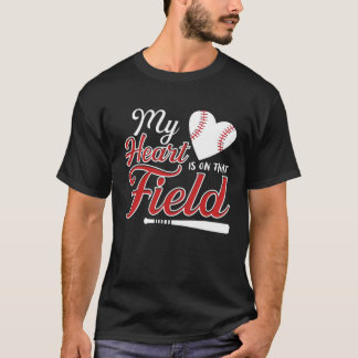T-shirt Conception de baseball pour garçon lanceur et rece