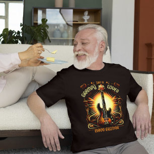 T-shirt Conception de bassistes vintage pour grand-père