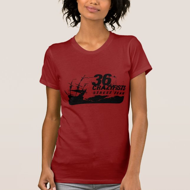 T-shirt Conception de bateau d'Angela (Devant)