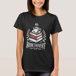 T-shirt Conception de bibliothèque Booktrovert pour un bib