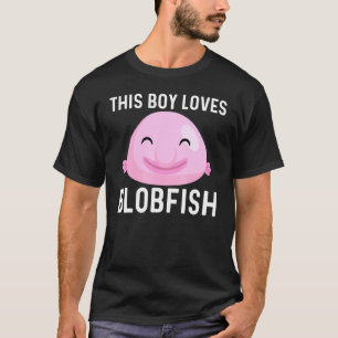 T-shirt Conception de blobfish cool pour garçon enfants pê