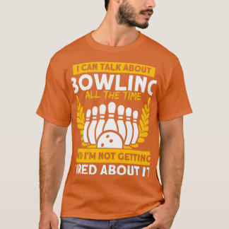 T-shirt Conception de Bowling pour Bowling Joueur de Bowli
