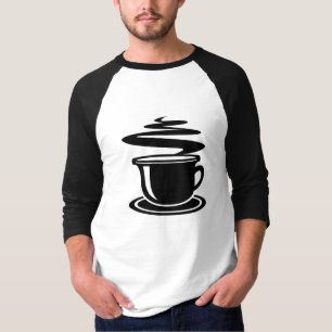 T-shirt Conception de café chaud