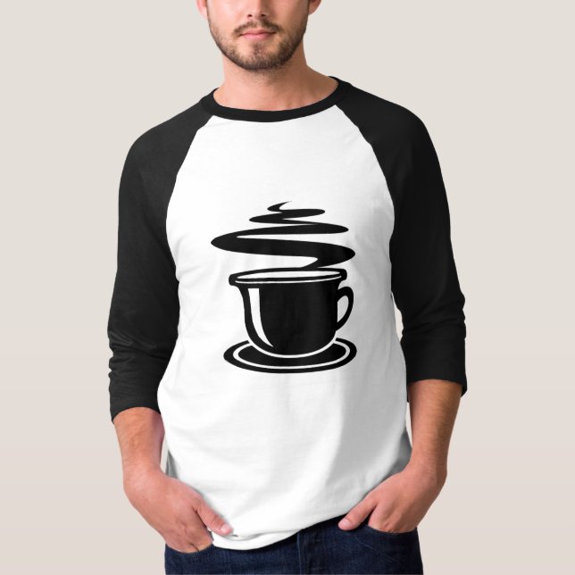T-shirt Conception de café chaud (Devant)