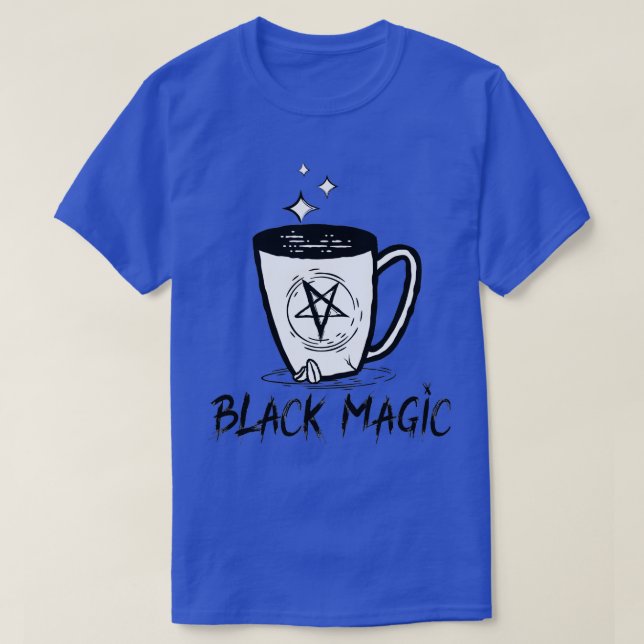 T-shirt Conception de café magique noir (Design devant)