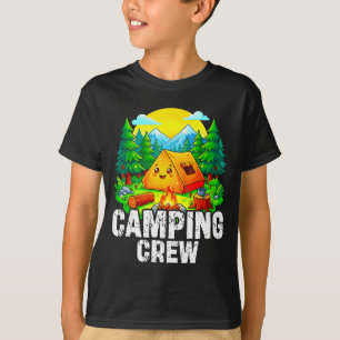 T-shirt Conception de camping assortie pour groupe de camp