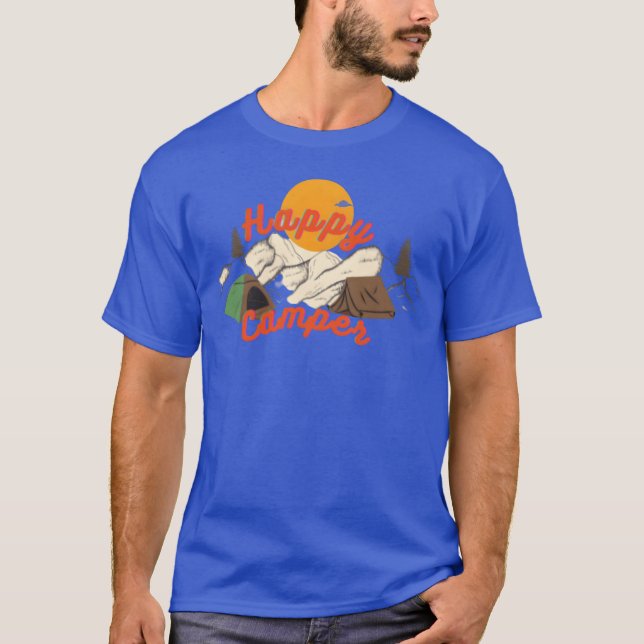 T-shirt Conception de camping drôle (Devant)