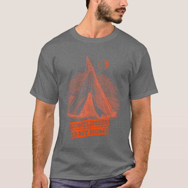 T-shirt Conception de camping fille (Devant)
