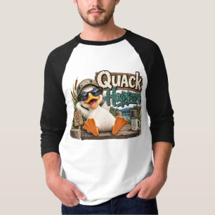 T-shirt Conception de canard de pêche drôle