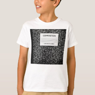 T-shirt Conception de carnet de composition