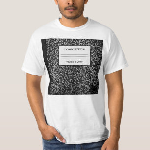 T-shirt Conception de carnet de composition