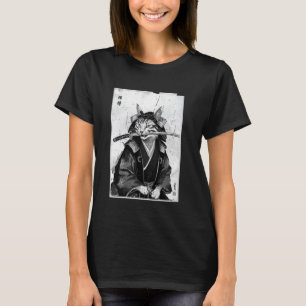 T-shirt Conception de chat japonaise vintage