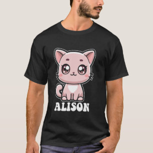 T-shirt Conception de chat Kitty mignon pour les filles no