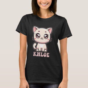T-shirt Conception de chat Kitty mignon pour les filles no