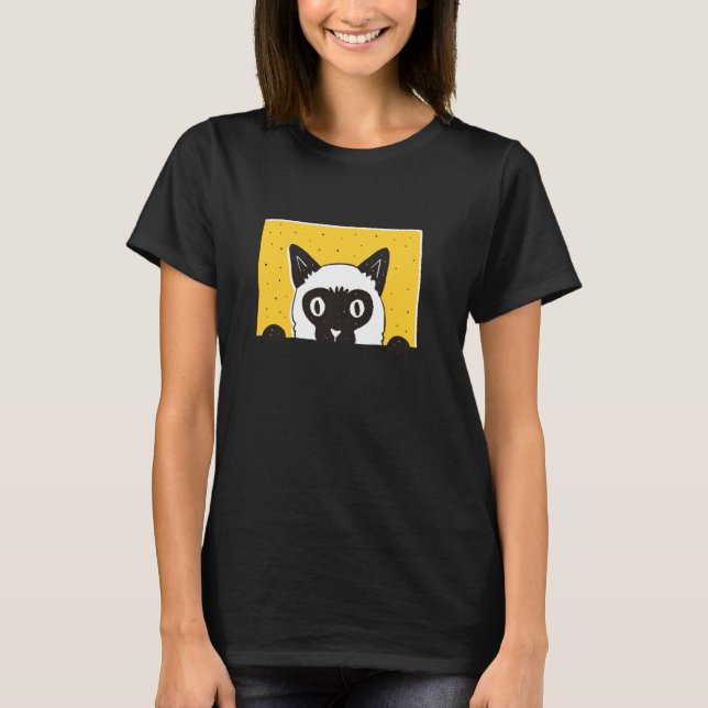 T-shirt Conception De Chat Mignonne Et Drôle Pour Maman Et (Devant)