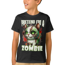Conception de chat Zombie Quirky pour Halloween am