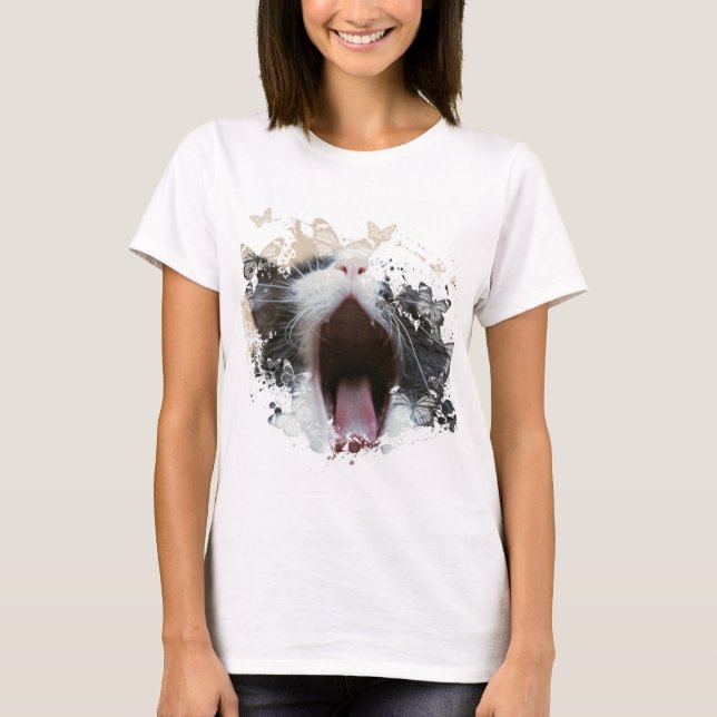 T-shirt Conception de chats (Devant)
