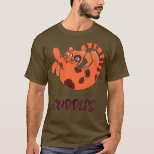 T-shirt Conception de chats de curling