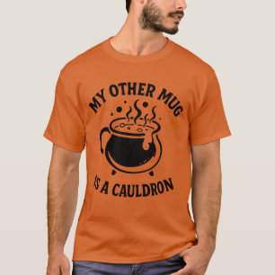 T-shirt Conception de Chaudron Noir Sorcière – Brassin de
