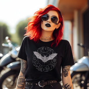 T-shirt Conception de chauve-souris symbolique